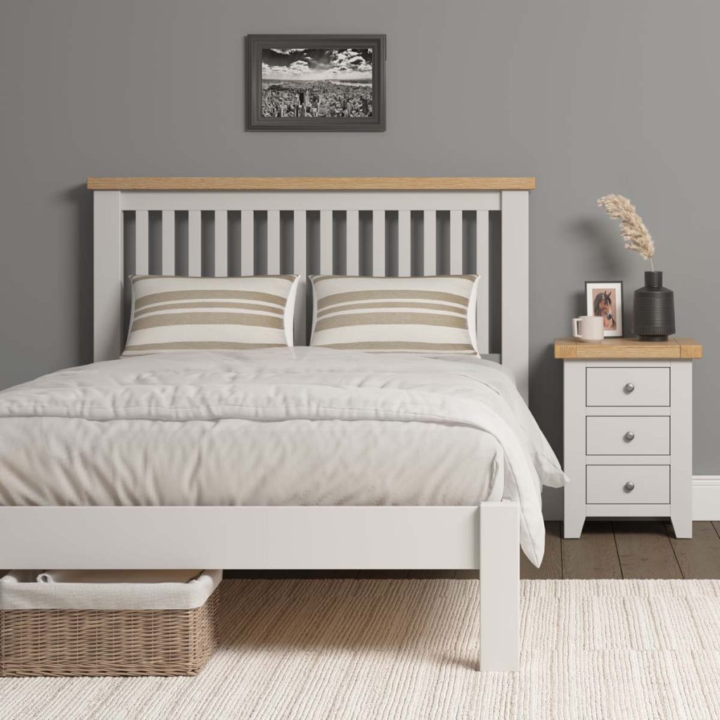 Windsor 4ft6 Low End Bed Ivory